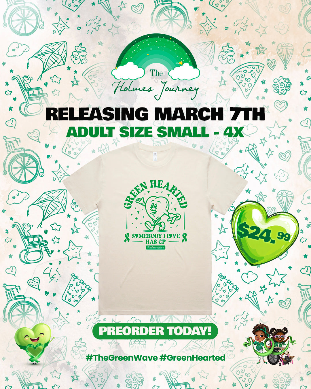 The Green Hearted Tee